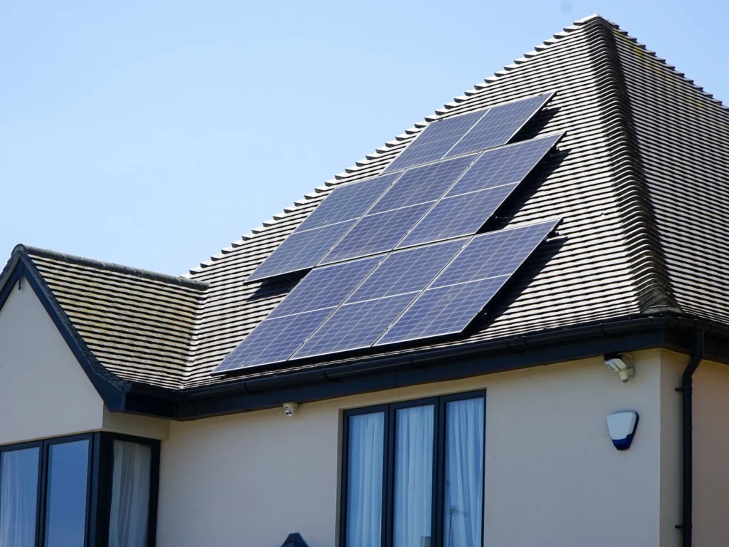 Paneles solares sobre cubierta