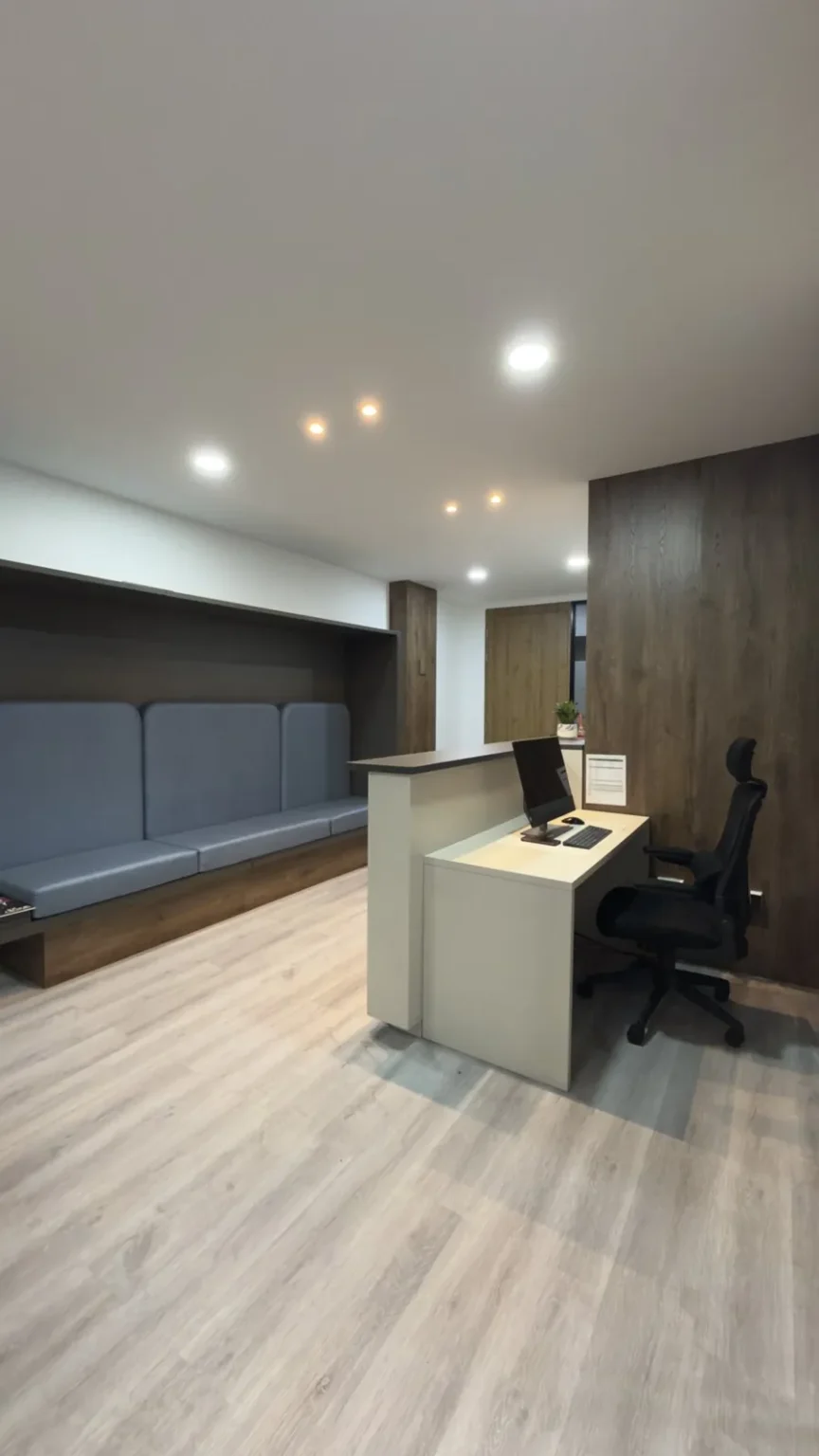 Recepción y sala de espera